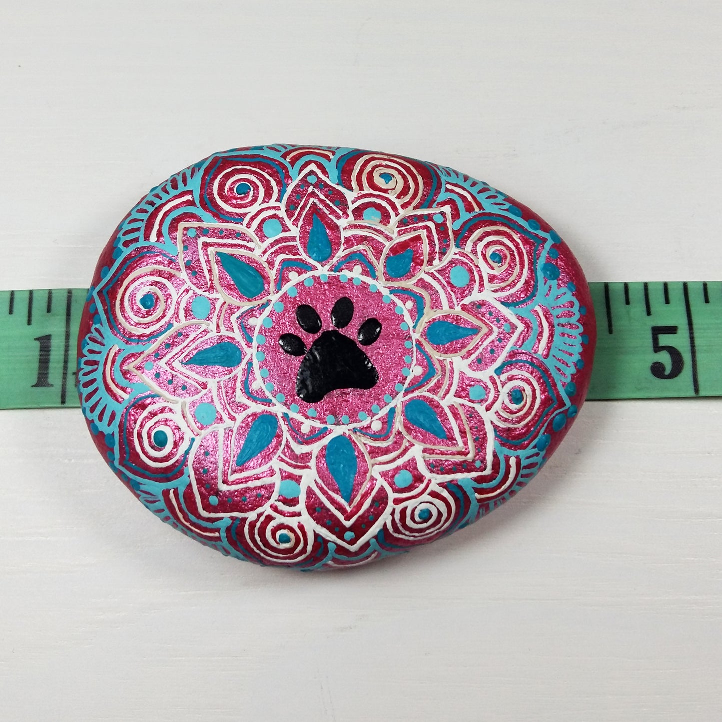 Pink Paw Mandala
