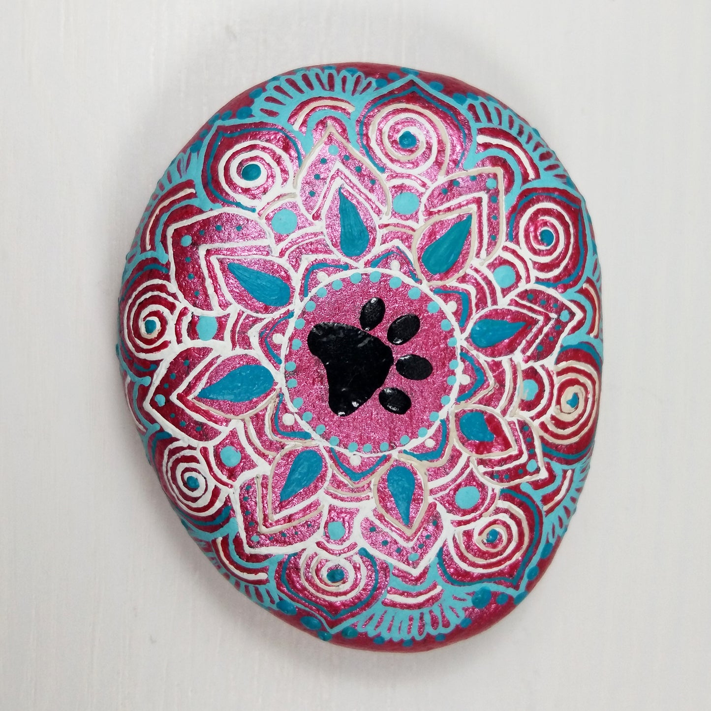 Pink Paw Mandala