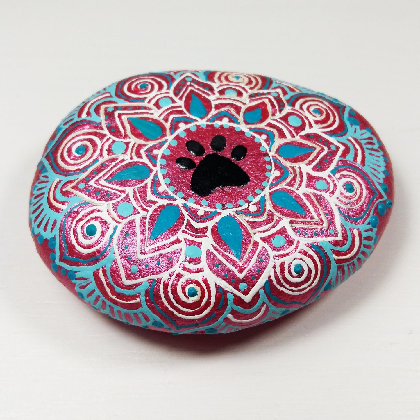 Pink Paw Mandala
