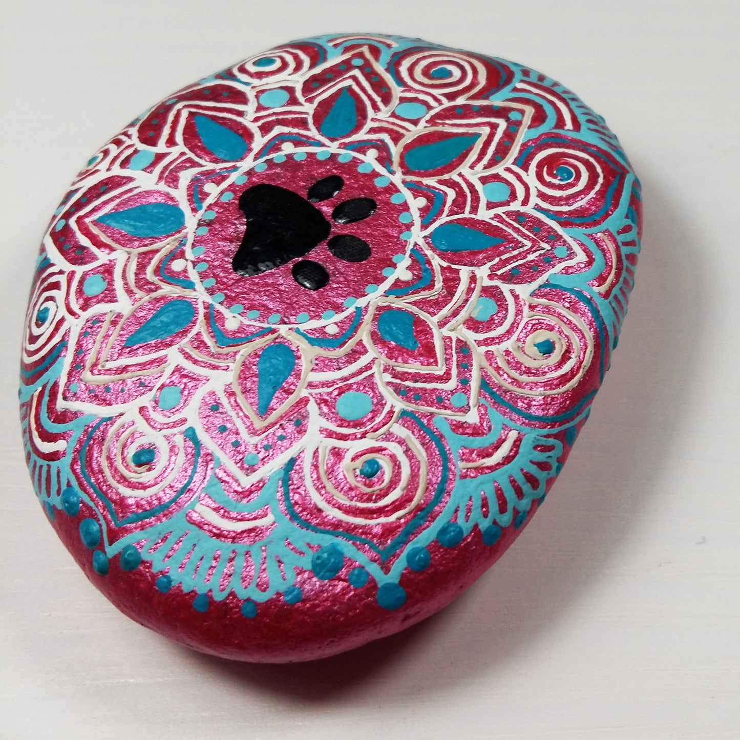 Pink Paw Mandala