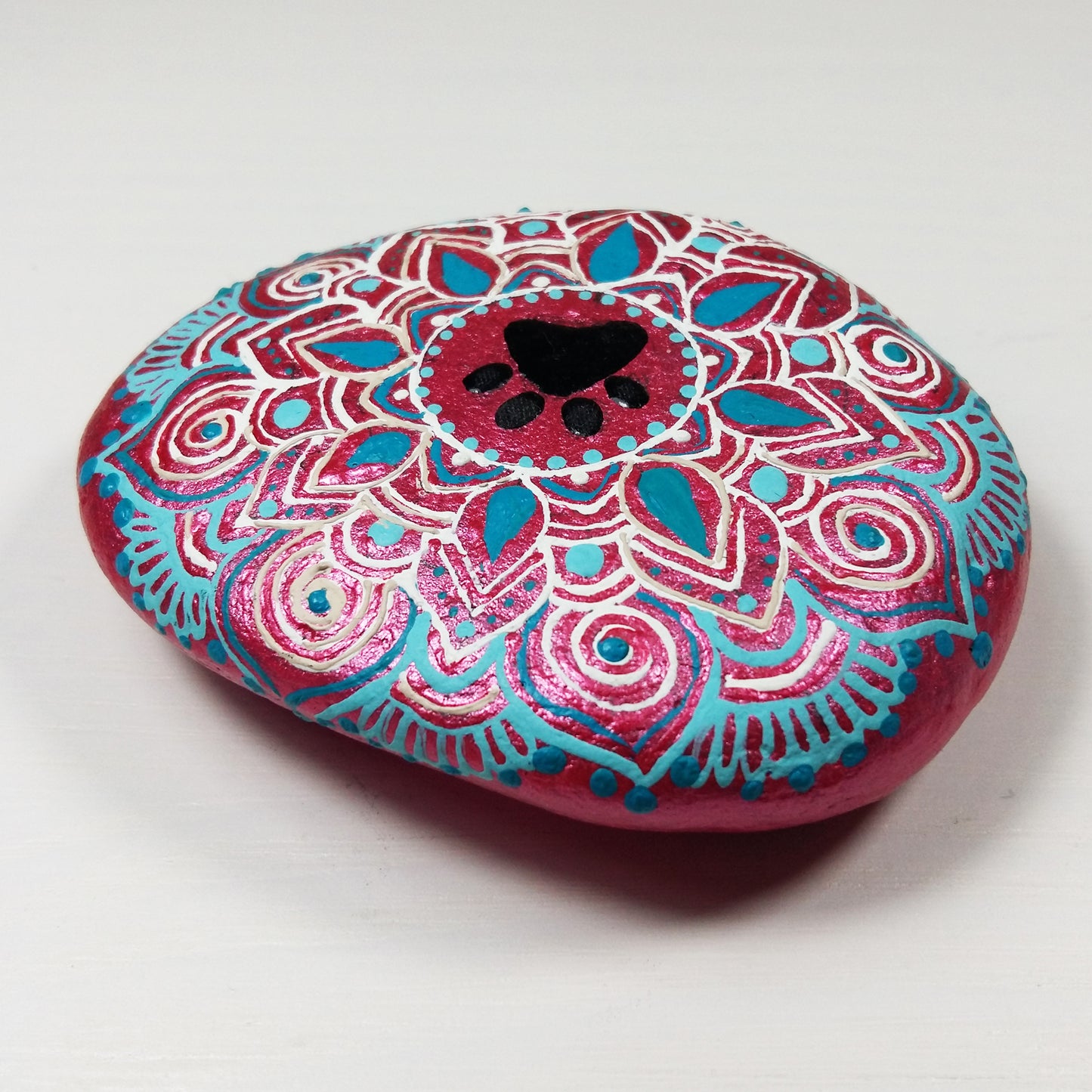 Pink Paw Mandala