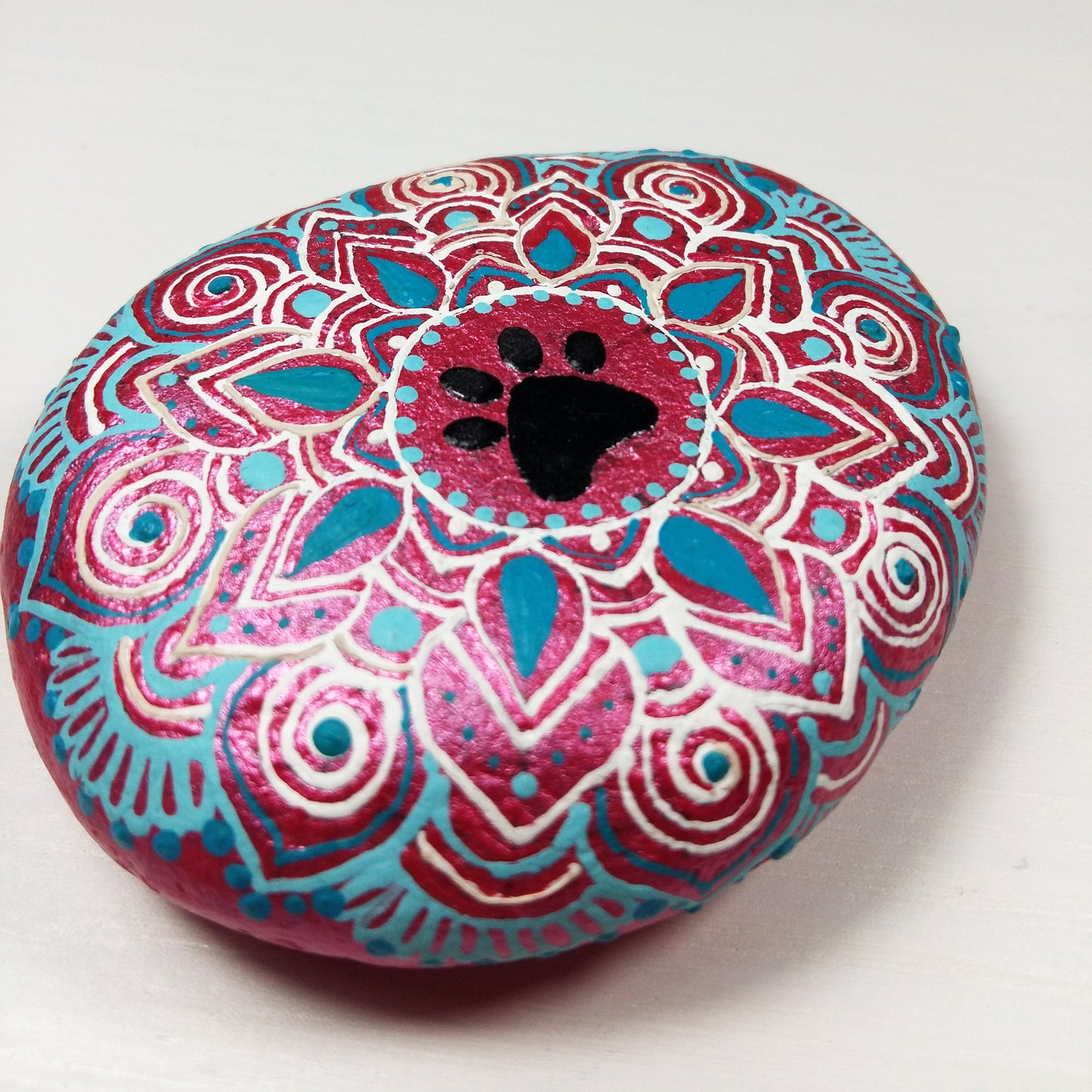 Pink Paw Mandala