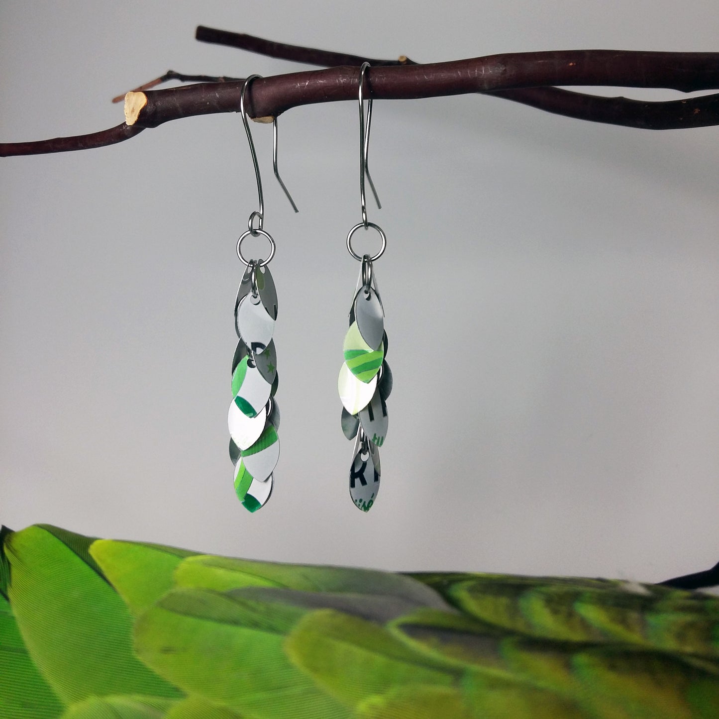 Shaggy Scale Earrings