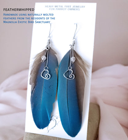 Custom Feather Earrings (with your feathers)