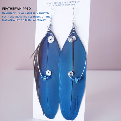 Custom Feather Earrings (with your feathers)