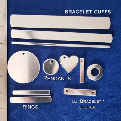 'Flock Life' Stamped Jewelry, Pendants & Charms