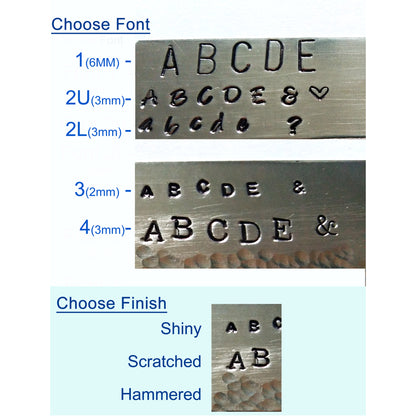 Personalized Stamped Earrings