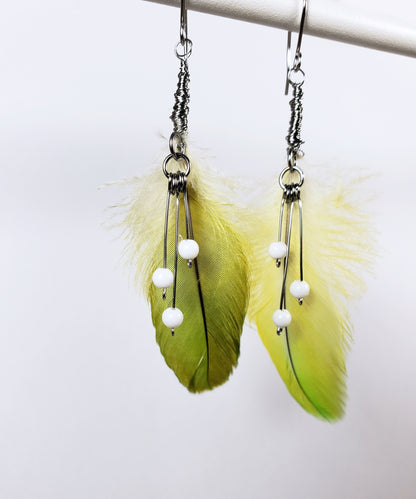 Custom Feather Earrings (with your feathers)