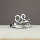 Adjustable Wave Ring