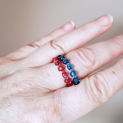 Red Weaved RIng