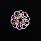 Helm Weave Flower Pendant