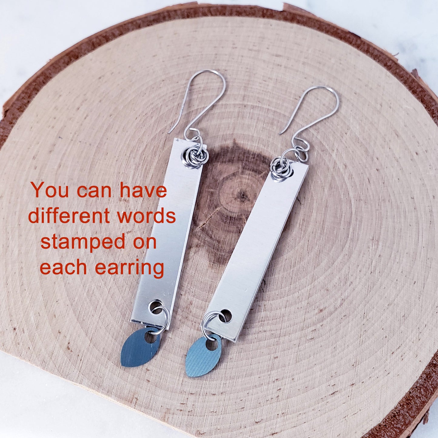 Personalized Stamped Earrings
