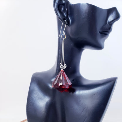 Red Drop Dangles