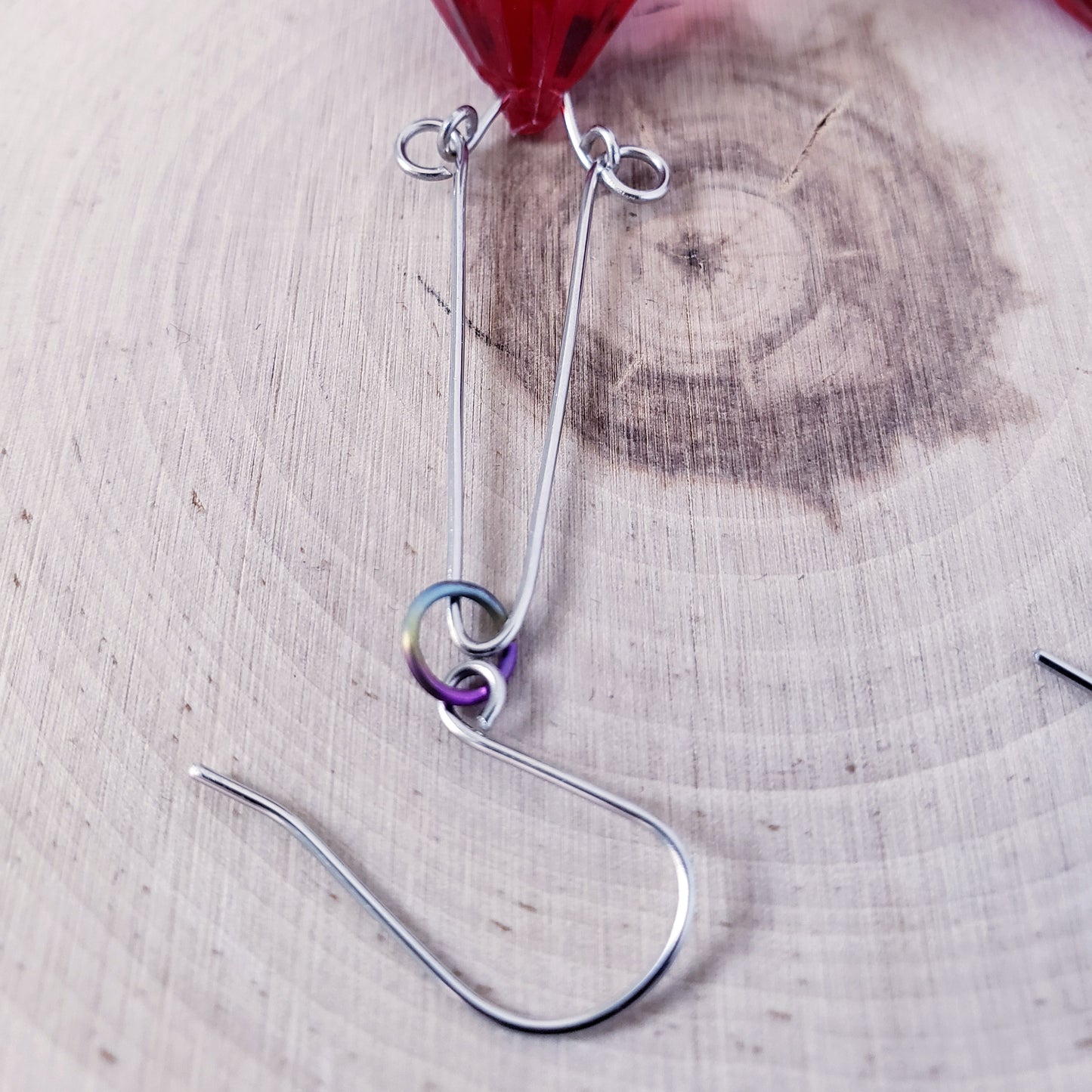 Red Drop Dangles