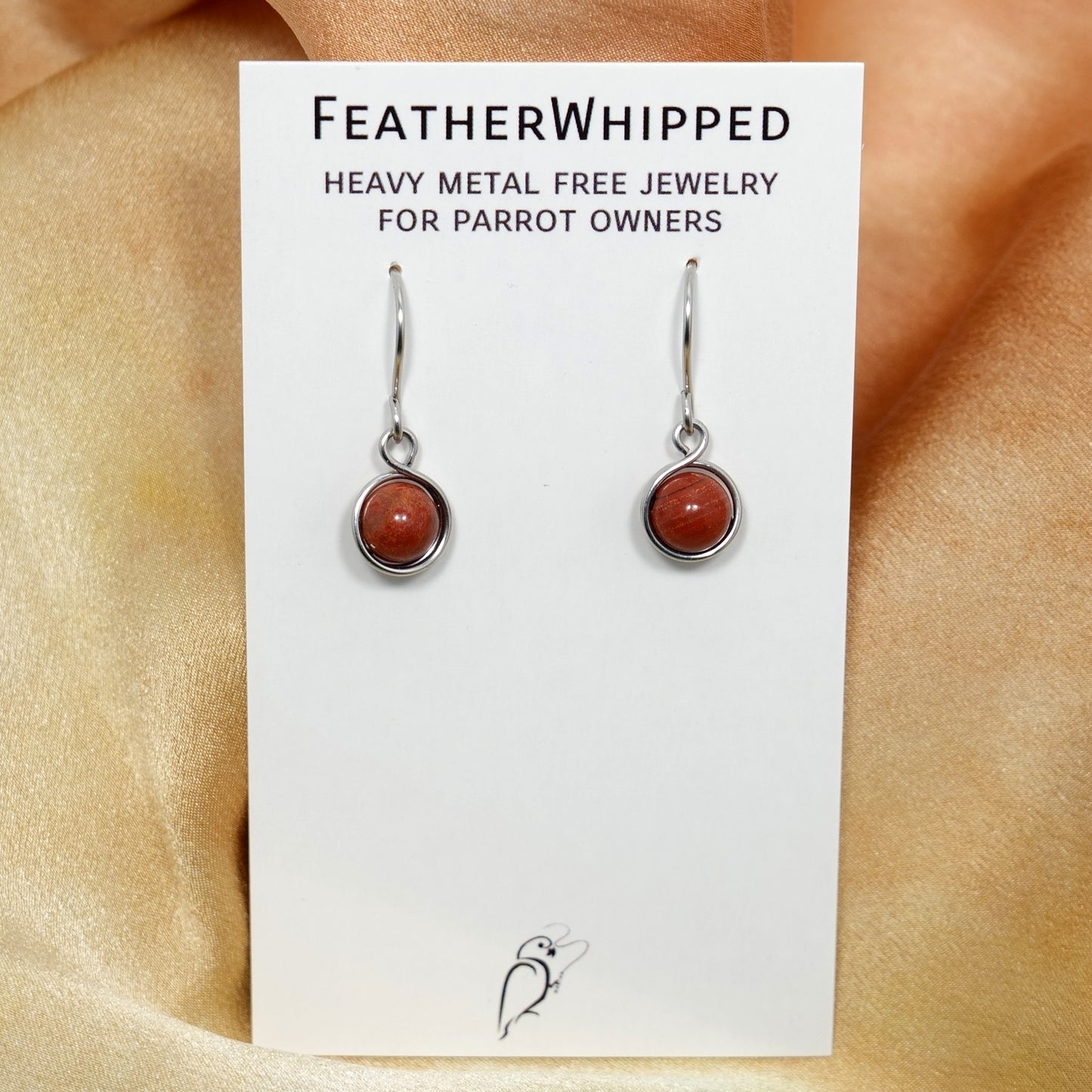 Small Wrap Stone Earrings