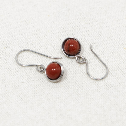 Small Wrap Stone Earrings