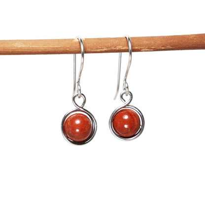 Small Wrap Stone Earrings