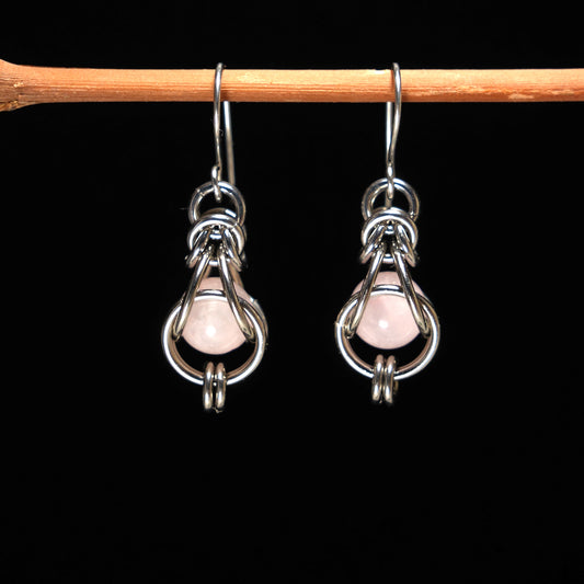 Caged Stone Earrings