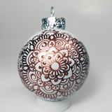 Hand Painted Glass Christmas Ornament 109