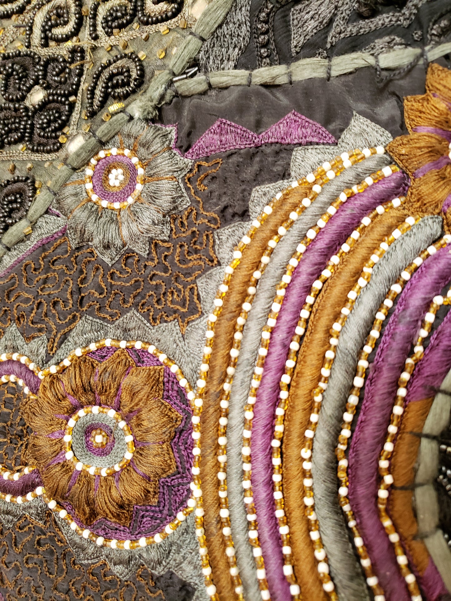 Indian Beaded Vintage Tapestry