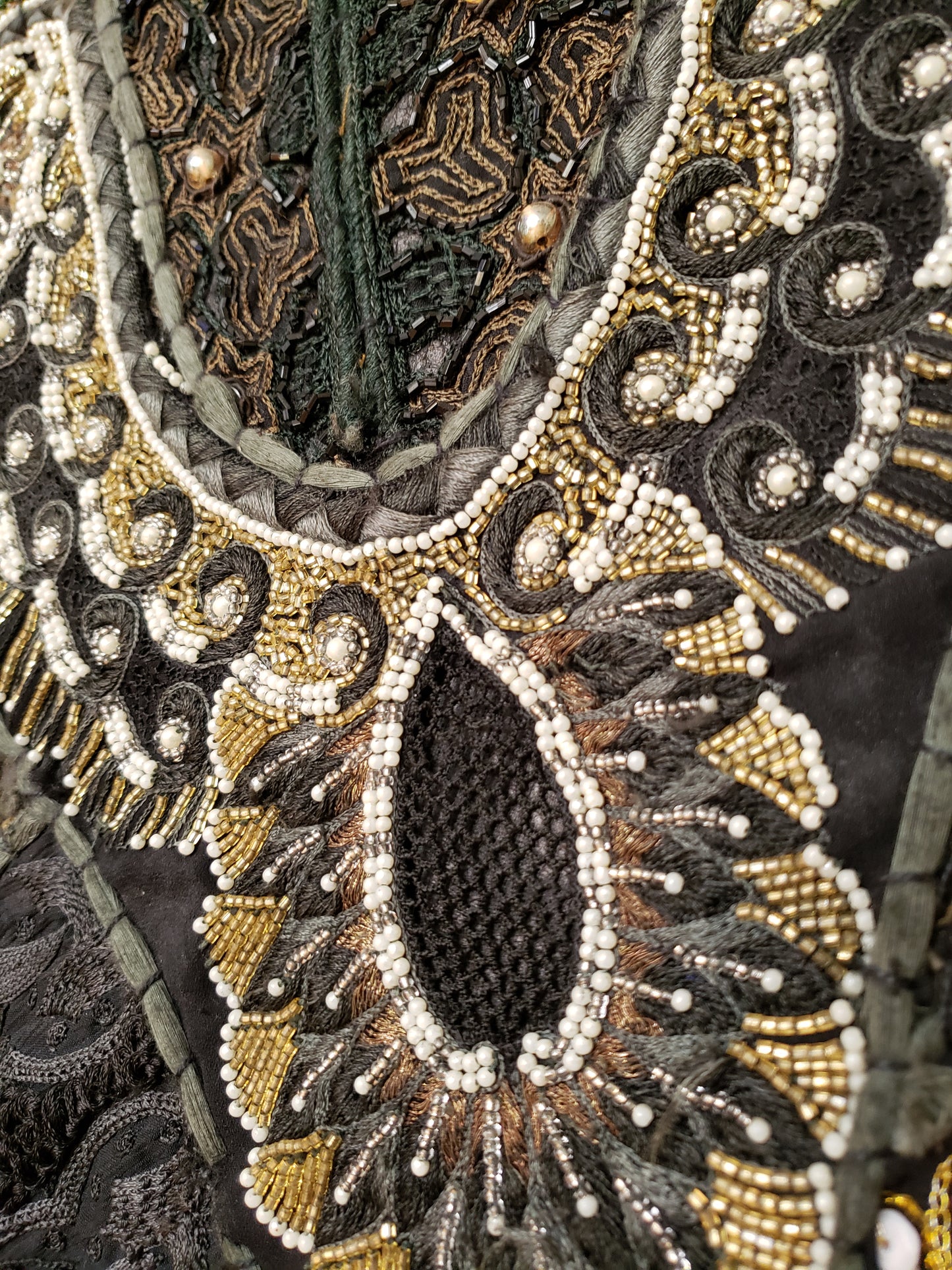 Indian Beaded Vintage Tapestry