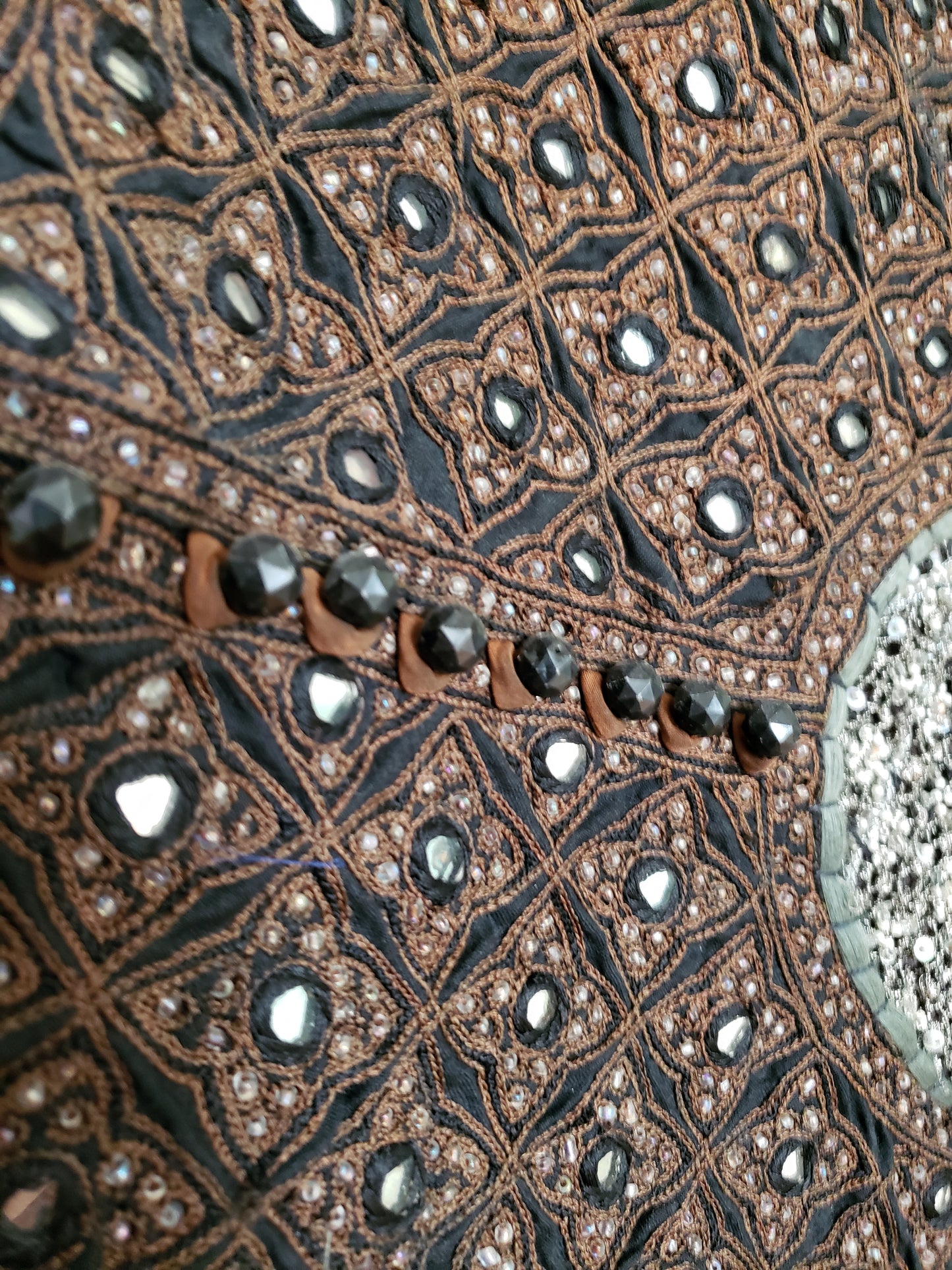 Indian Beaded Vintage Tapestry