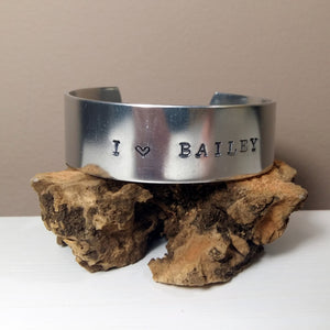 Large Stamped Cuff