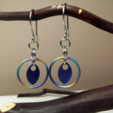 Titanium Scale Hoop Earrings