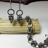 Interupted Byzantine Earrings