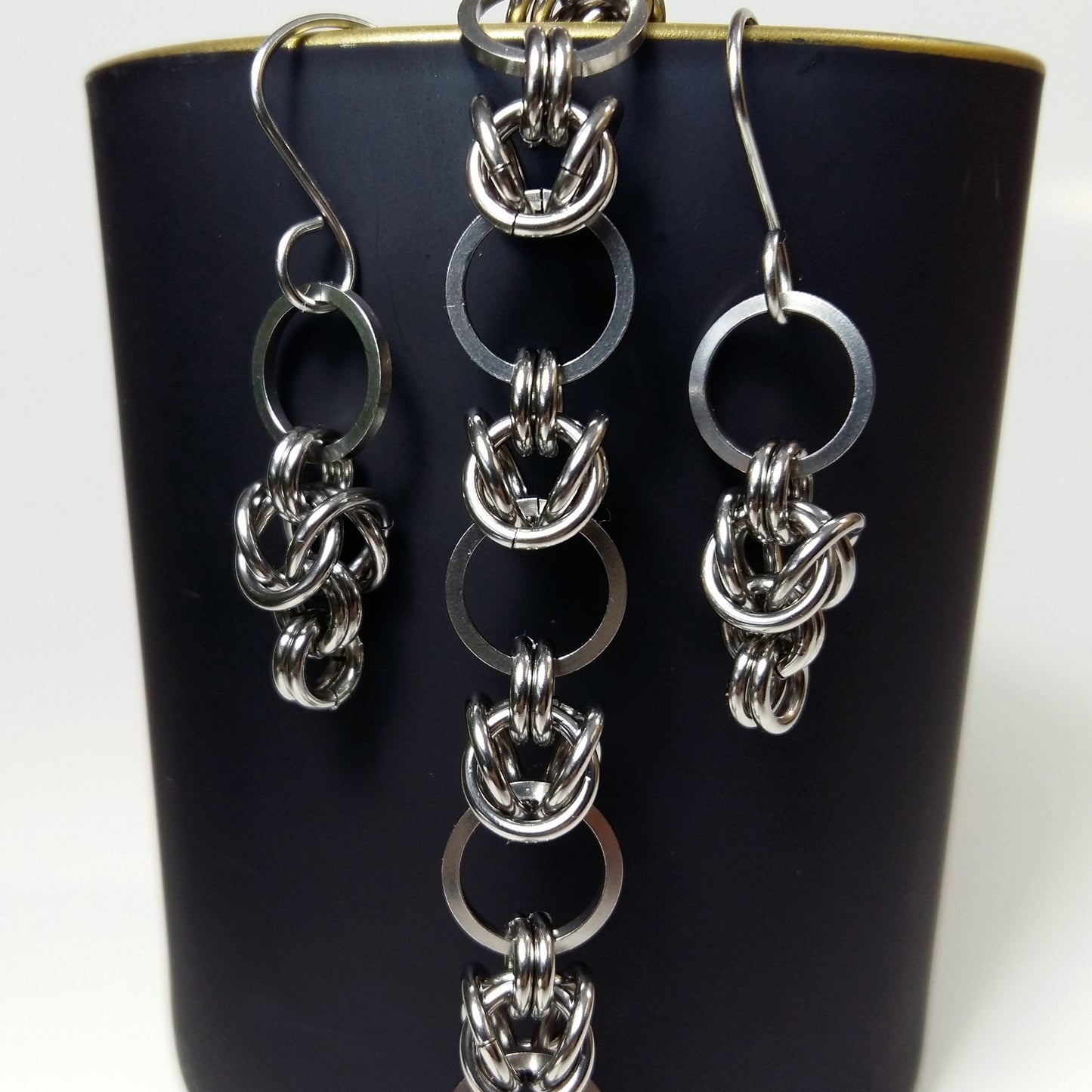 Interupted Byzantine Earrings