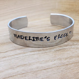 Hand Stamped 1/2" Cuff