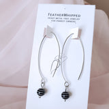 Beaded Arc Earrings