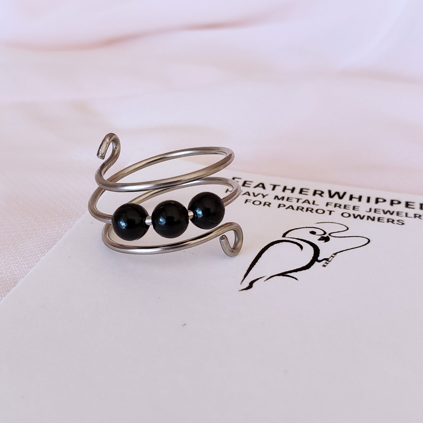 Beaded Fidget Ring,