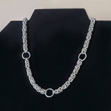 Interrupted Byzantine Chainmaille Necklace