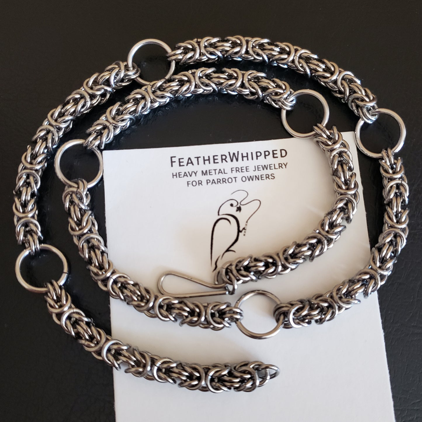 Interrupted Byzantine Chainmaille Necklace