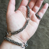 Interrupted Byzantine Chainmaille Necklace