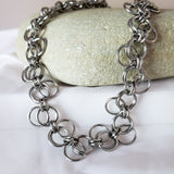 Forget Me Knot Chainmaille Bracelet or Anklet