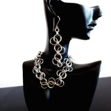 Forget Me Knot Chainmaille Necklace