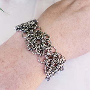 Flower Chainmaille Bracelet