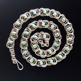 Oatie's Weave Chainmaille Necklace, Bracelet & Earring Set