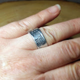 Custom Stamped 3/8" Ring